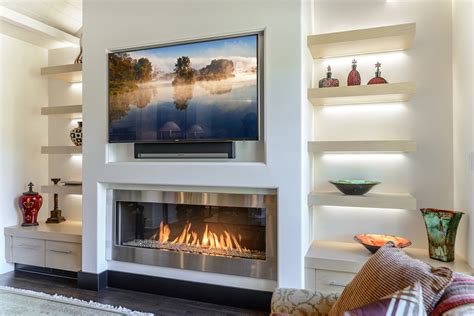 tv above gas stove